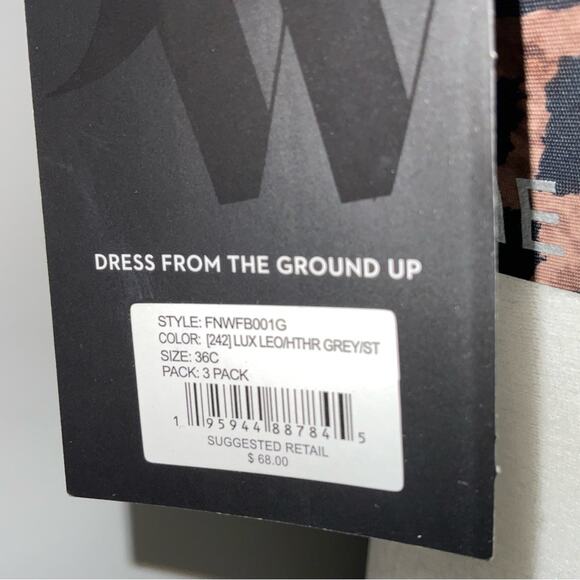 Nine West Intimates Leopard Print Bra 36C NEW  Animal Print Mobwife Dopamine - Picture 7 of 8